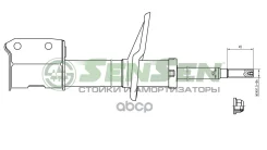����������� �������� �������� ���� Renault Logan 1,2-1,6 04- Sensen ���. 42130644 42130644 ����