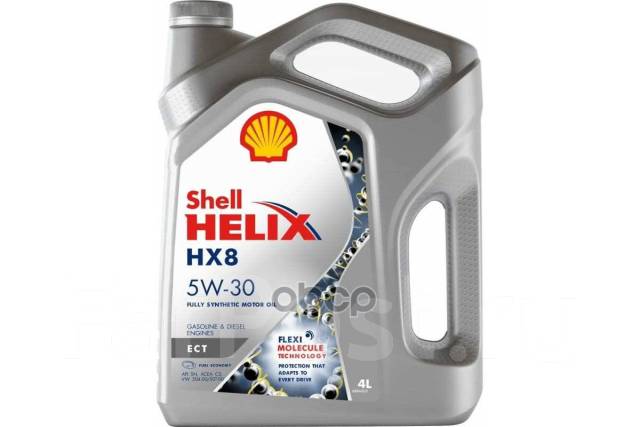 Масло Моторное Shell Helix Hx8 Synthetic Ect C3 5W-30 4Л 550045056 ...