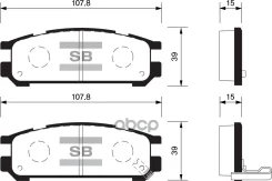 ������� ��������� (�����) Subaru Impreza 92-00 / Legacy 89-03 Sangsin brake ���. SP1537, ������ SP1537 ����
