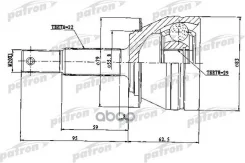 ���� �������� 22x52x29 Daewoo: Nexia 95-97, Nexia ����� 95-97 Patron ���. PCV1234 PCV1234 ����