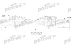 ������� ���� BMW: E46 2.5xi-3.0xd 00-05 Patron ���. PDS4621 PDS4621 ����