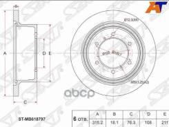   () Mitsubishi Delica 94-07 / Pajero 91-03 / Pajero Sport 96-08 / Challenger 96-01 Sat . ST-MB618797 STMB618797 