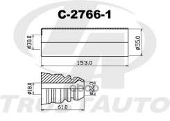�������� �������� ������������ (TA); C-2766-1 48341-47010; �48341-12230; �48341-AB010; �48341-02040; �TSHB-120R; �T14UE121E; �T14Z121E0 (RR Bootbumper...