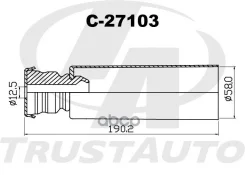 �������� �������� ������������ (TA); C-27103 48341-47010; �48341-12230; �48341-AB010; �48341-02040; �TSHB-120R; �T14Z121E0; �T14UE121E (RR Bootbumper...