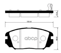 ������� ��������� �������� ������ Hyundai: Grandeur 05-, Sonata NF 04-09 - ����� 16, Azera 06-09 KIA: Amanti 07-09 HSB ���. HP0031 HP0031 ����