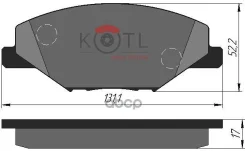 ������� ��������� �������� �������� �-� VW POLO (RUS) 11-/Skoda Fabia 11- KOTL ���. 2027kt 2027KT ����