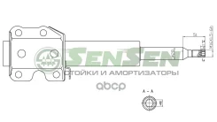 ����������� �������� Mercedes Sprinter/VW LT 96-06 ���. ���. (1.75t) Sensen ���. 42140167 42140167 ����