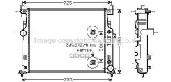 �������� ������� ���������� Mercedes ML 420 (W164) 12/05- Ava ���. MS2458 MS2458 ����
