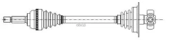 ������ � ����� L [ABS] 682mm Metelli ���. 17-0637 170637 ����