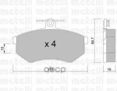 ������. ������. ������� AUDI 100, 80 86-95, VW ������ 88- � �/����. Metelli ���. 2201480 �-� 2201480 ����