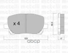 ������. ������. ������� Toyota Avensis Verso 01- F Metelli ���. 2204270 �-� 2204270 ����