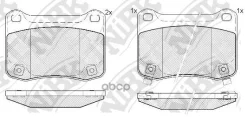 ��������� ������� Lexus IS F (USE20) 07-13 R LP2212, GDB3504 NiBK ���. PN1851 PN1851 ����