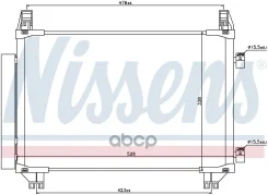 �������� ������������ Toyota Yaris GAS France 05- Nissens ���. 940050 940050 ����