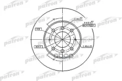 ���� ��������� ������ Mitsubishi: Galant VI 96-00, Galant VI ��������� 96-00 Patron ���. PBD4345 PBD4345 ����