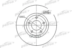 ���� ��������� ������ Mazda: 3 03-, 3 ����� 04-, 5 05- Patron ���. PBD4385 PBD4385 ����