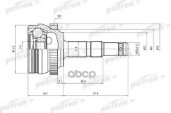 ���� ������ �-�� 22x52x28 ABS:29T OPEL: Corsa C 00- Patron ���. PCV1400 PCV1400 ����