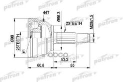 ���� ������ �-�� 23x56.3x25 ABS:44T Renault: Laguna 93 - 01, Laguna Grandtour 95 - 01, Megane Grandtour 99 - 03, Megane Scenic 97 - 99, SC? NIC 99 - 0...