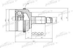���� �������� � ������� ABS 26x60x23 ABS:50T Honda Civic EU/EP/ES 01-06 Patron ���. PCV1503 PCV1503 ����