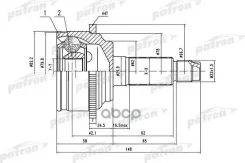 ���� ������ �-�� 28x62x32 ABS:44T Mazda: 6 02- Patron ���. PCV1525 PCV1525 ����