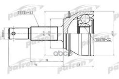���� �������� 22X52X22 Daewoo: Cielo [Kletn] 1,5 94-98 Patron ���. PCV1923 PCV1923 ����