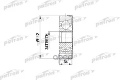���� ����� �-�� [B:34, D:112] VW: Sharan 00-, FORD: Galaxy 00-, SEAT: Alhambra 00-, 6-�� ����. Patron ���. PCV5034 PCV5034 ����