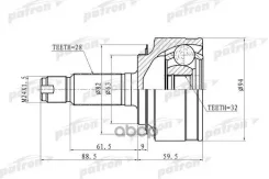 ���� ������ 28x63x32 Honda: CRV 02-05 Patron ���. PCV9744 PCV9744 ����