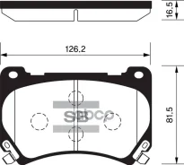 ������� ��������� Hyundai Equus 09- �������� ���� Sangsin brake ���. SP1206 SP1206 ����