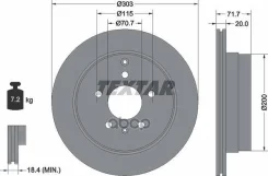 ���� ��������� ������ Chevrolet Captiva/OPEL Antara /VENT D=303MM Textar 92165503 Chevrolet Captiva/OPEL Antara /Vent D=303mm Textar ���. 92165503 921...