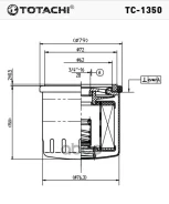 �������� ������ Totachi ���. TC-1350 TC1350 ����