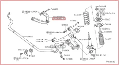 ����� Nissan ���. 54525ZQ00A 54525ZQ00A ����
