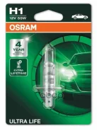 ����� 12 � H1 55 �� �������� ����� Ultra Life ������� Osram Osram ���. 64150ULT01B 64150ULT01B ����