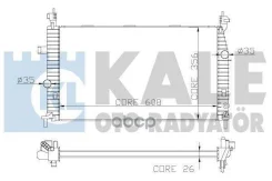 �������� ���������� ��� �/� Opel Meriva A (03-) 1.4i/1.6i/1.8i ������ KALE ���. 342070 342070 ����