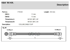 ����� ��������� Volkswagen Transporter IV. Platform/Chassis (70 XD) 1.9 TD 2.4 D Syncro 05.98- KK ���. ft0343 FT0343 ����