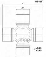 ���������� ���������� ���� Isuzu Giga 94-15 TOYO ���. TIS-159 TIS159 ����