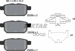 ������� ������ Suzuki SX4 II/Swift IV/Vitara III 2015- Textar 2525801 Suzuki SX4 II/Swift IV/Vitara III 2015- Textar ���. 2525801 2525801 ����