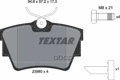 ������� ��������� Textar 2398001 (93173646) Textar ���. 2398001 2398001 ����
