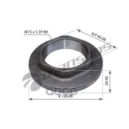 ����� ��� ����. [D=126 A/F 85 M75x1.5P H=29.5] SAF Mansons ���. 600.170 600170 ����