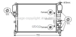 �������� ������� ���������� Mercedes W221 (05) Ava ���. MS2447 MS2447 ����