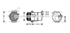 ���������� ������������ OPEL Astra H (04) Ava ���. OLAK428 OLAK428 ����