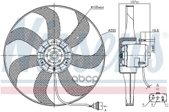 ���������� � ��. ������� AUDI A3 96- Nissens 85725 (6E0959455A) Nissens ���. 85725 85725 ����