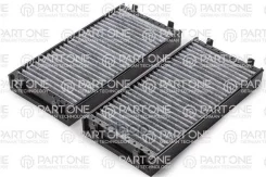 ������ ������ with active carbon, set 2 pcs. BMW X5 07, X6 08, 293x138x34 PART-ONE ���. 1CF108 1CF108 ����