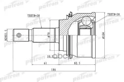 ���� �������� 30x70x30 Toyota LAND Cruiser Prado 120 02-09 Patron ���. PCV1079 PCV1079 ����