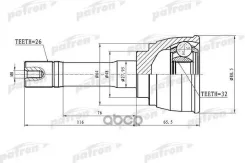 ���� �������� 26x48x32 Suzuki Grand Vitara/Grand Escudo XL-7 JA627 01-06 Patron ���. PCV1425 PCV1425 ����