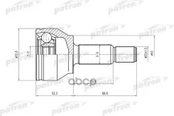 ���� ������ �-�� 25x52.9x20 FORD: Fusion 02- Patron ���. PCV1429 PCV1429 ����