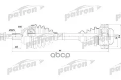 ������� �������� ����� 36x491x59.5 AUDI: A3 03- SEAT: LEON 05-, Toledo 04- Skoda: Octavia 04-, Superb 08- VW: GOLF V/VL 07-, Passat 05-, Touran 03- Pa...