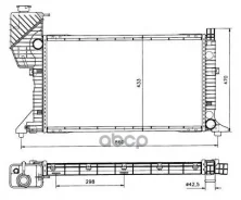 �������� ������� ���������� Mercedes Sprinter -AC 95- NRF ���. 50557 50557 ����