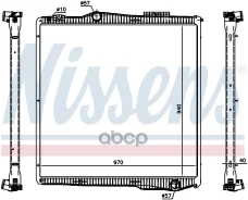 �������� ������� ����������! 940x1000x40 Scania G-Series 04 67291_NS Nissens ���. 67291 67291 ����