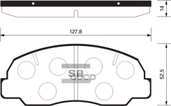������� �������� ��������! Mazda B 1.8/2.0 81-85, Daihatsu Rocky 2.8TD 91-96 Sangsin brake ���. SP1417 SP1417 SP1417 ����