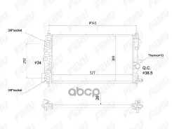 �������� ���������� ��� Opel Astra J (10-) 1.4i/1.6i AT FEHU ���. FRC1007 FRC1007 ����