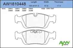 ������� ��������� BMW 3 (E46) 1.6-2.5 98-05 �������� AYWIparts ���. AW1810448 AW1810448 ����